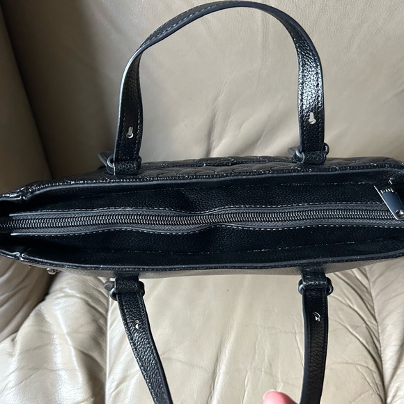 Lug Charter Classic Vegan Leather Convertible Tote Bag Black - Picture 13 of 13